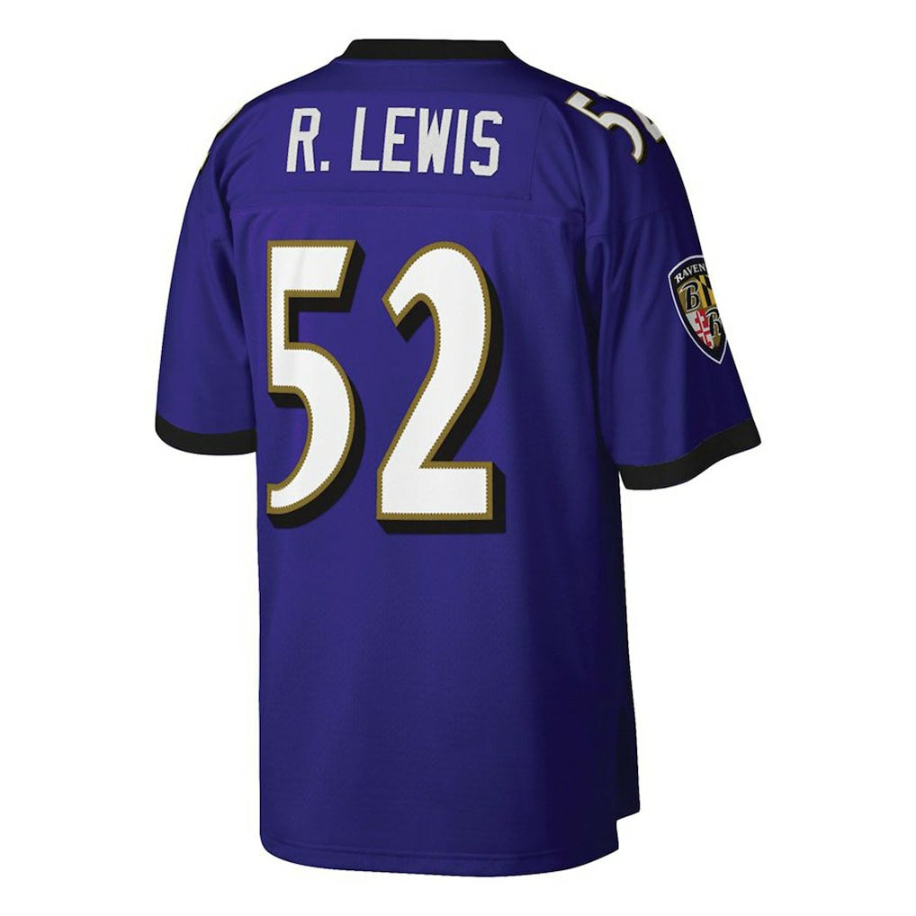 Baltimore Ravens Mitchell & Ness Ray Lewis  Big & Tall 2000 Retired Player Replica Jersey
