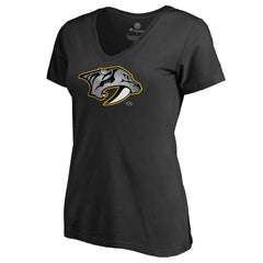 Nashville Predators Women's Core Smoke V-Neck T-Shirt On Sale
