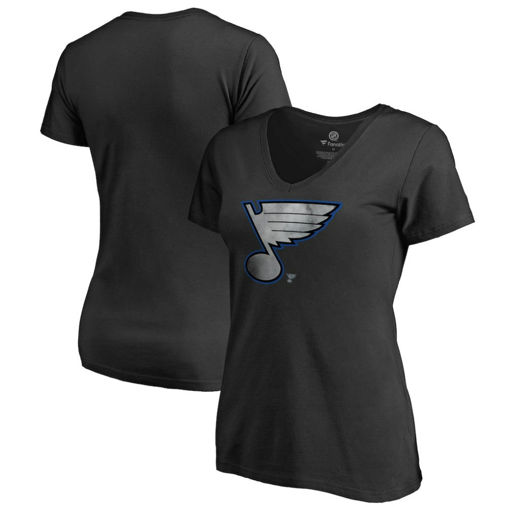 St. Louis Blues Women's Core Smoke V-Neck T-Shirt Sale