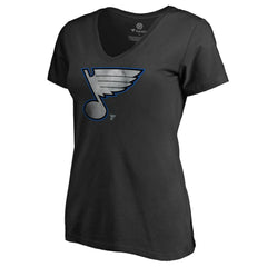St. Louis Blues Women's Core Smoke V-Neck T-Shirt Sale