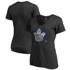 Toronto Maple Leafs Women's Core Smoke V-Neck T-Shirt Sale