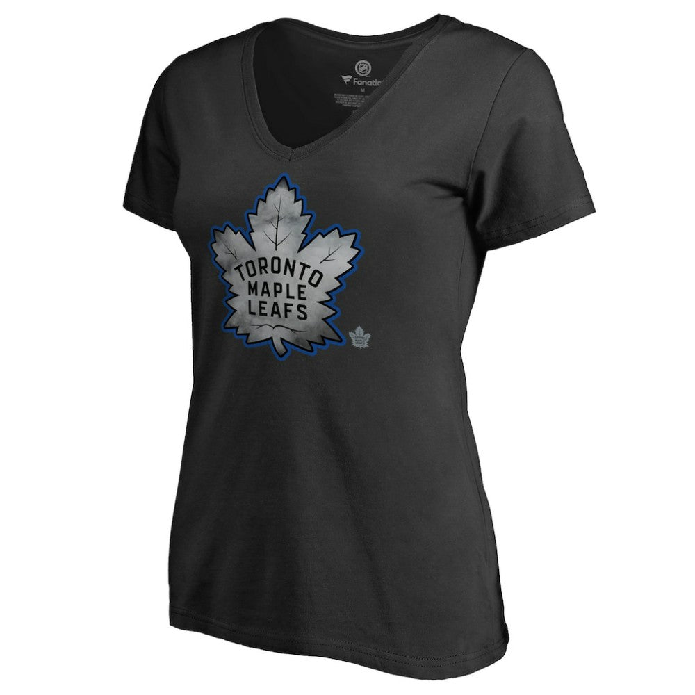 Toronto Maple Leafs Women's Core Smoke V-Neck T-Shirt Sale