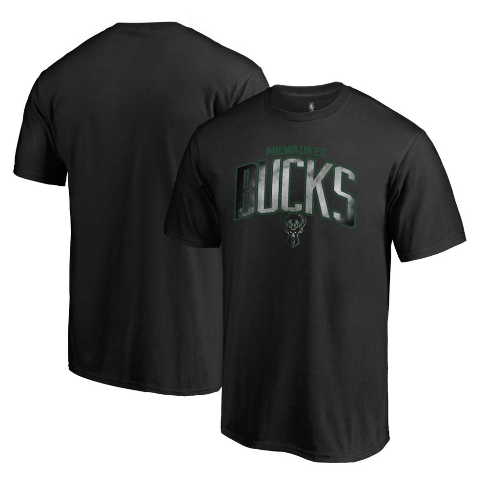 Milwaukee Bucks Arch Smoke T-Shirt On Sale