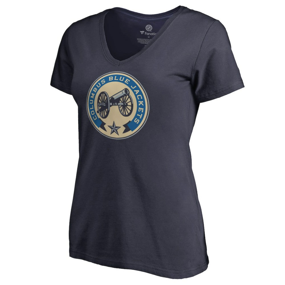 Columbus Blue Jackets Women's Team Alternate V-Neck T-Shirt Online