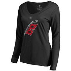 Carolina Hurricanes Women's Team Alternate Long Sleeve V-Neck T-Shirt On Sale