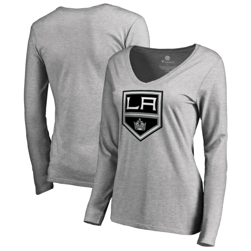 Los Angeles Kings Women's Team Alternate Long Sleeve V-Neck T-Shirt On Sale
