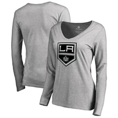 Los Angeles Kings Women's Team Alternate Long Sleeve V-Neck T-Shirt On Sale