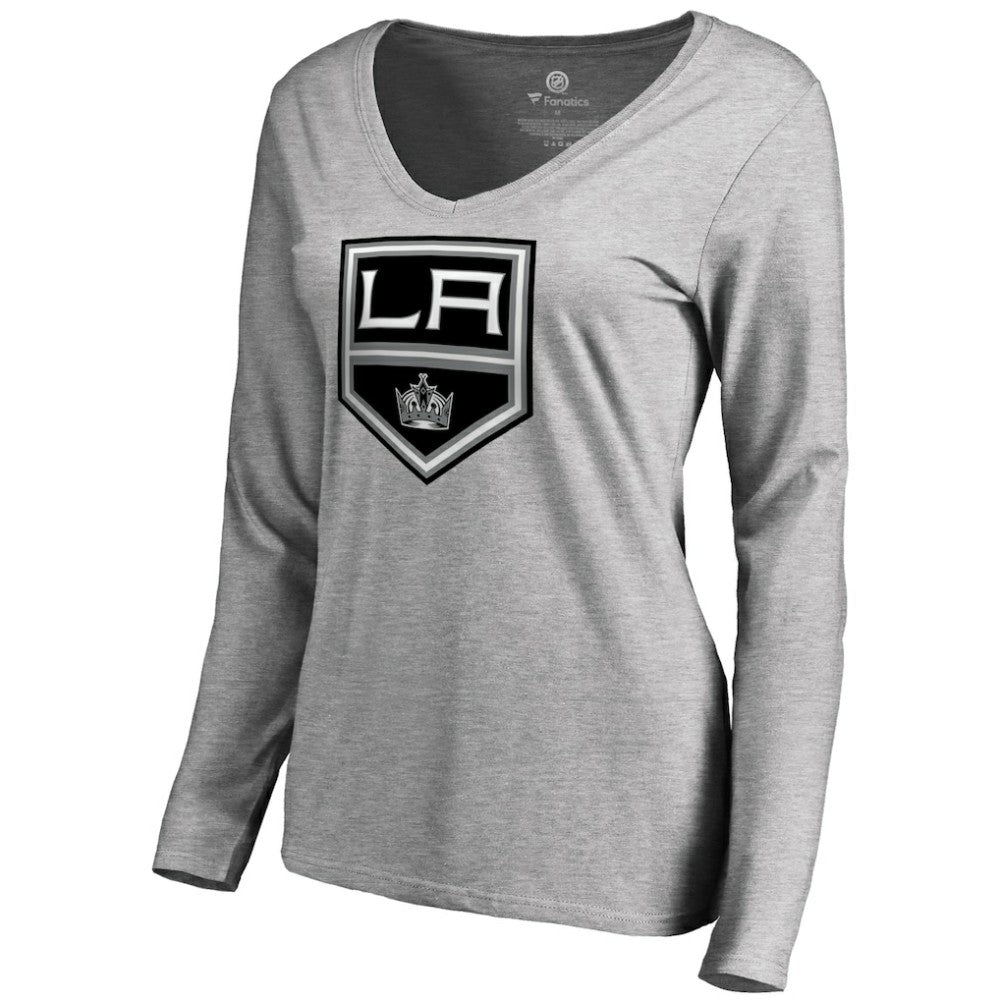 Los Angeles Kings Women's Team Alternate Long Sleeve V-Neck T-Shirt On Sale