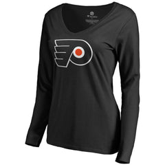 Philadelphia Flyers Women's Team Alternate Long Sleeve V-Neck T-Shirt On Sale