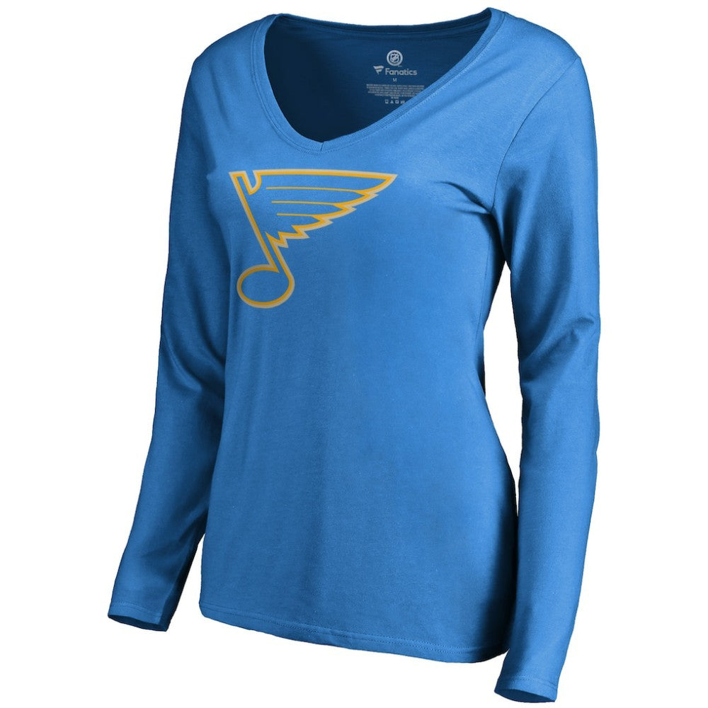 St. Louis Blues Women's Team Alternate Long Sleeve V-Neck T-Shirt Online