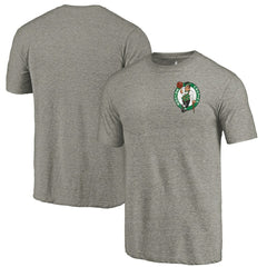 Boston Celtics Primary Logo Left Chest Distressed Tri-Blend T-Shirt Discount