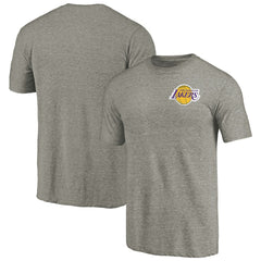 Los Angeles Lakers Primary Logo Left Chest Distressed Tri-Blend T-Shirt Online