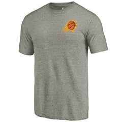 Phoenix Suns Primary Logo Left Chest Distressed Tri-Blend T-Shirt Outlet