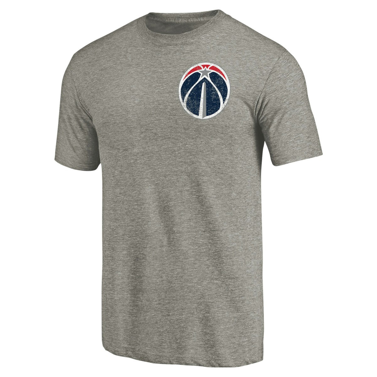 Washington Wizards Primary Logo Left Chest Distressed Tri-Blend T-Shirt Online