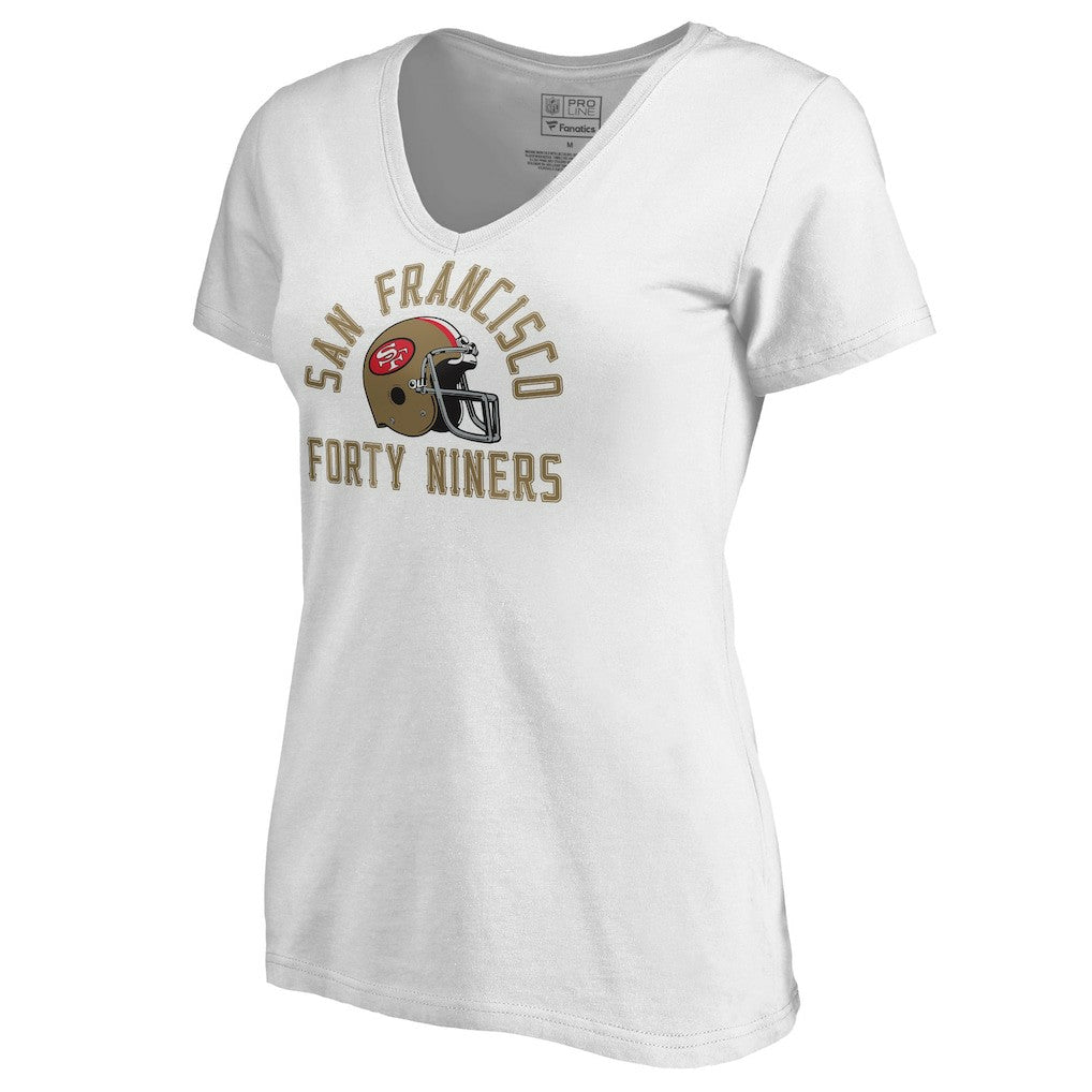 San Francisco 49ers  Women's Quinten Helmet T-Shirt