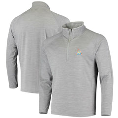 Miami Marlins Vineyard Vines Performance Sankaty Half-Zip Pullover Top | MLB US