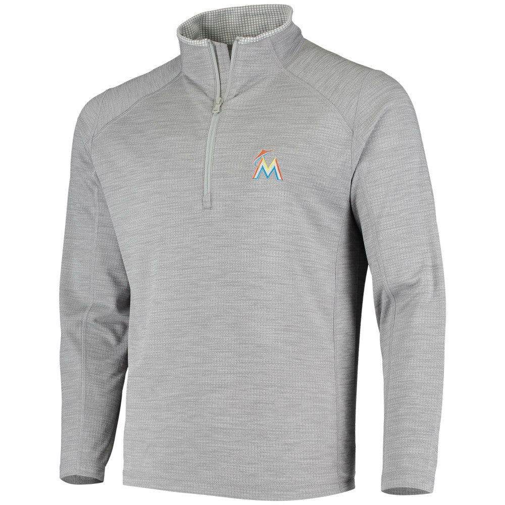 Miami Marlins Vineyard Vines Performance Sankaty Half-Zip Pullover Top | MLB US
