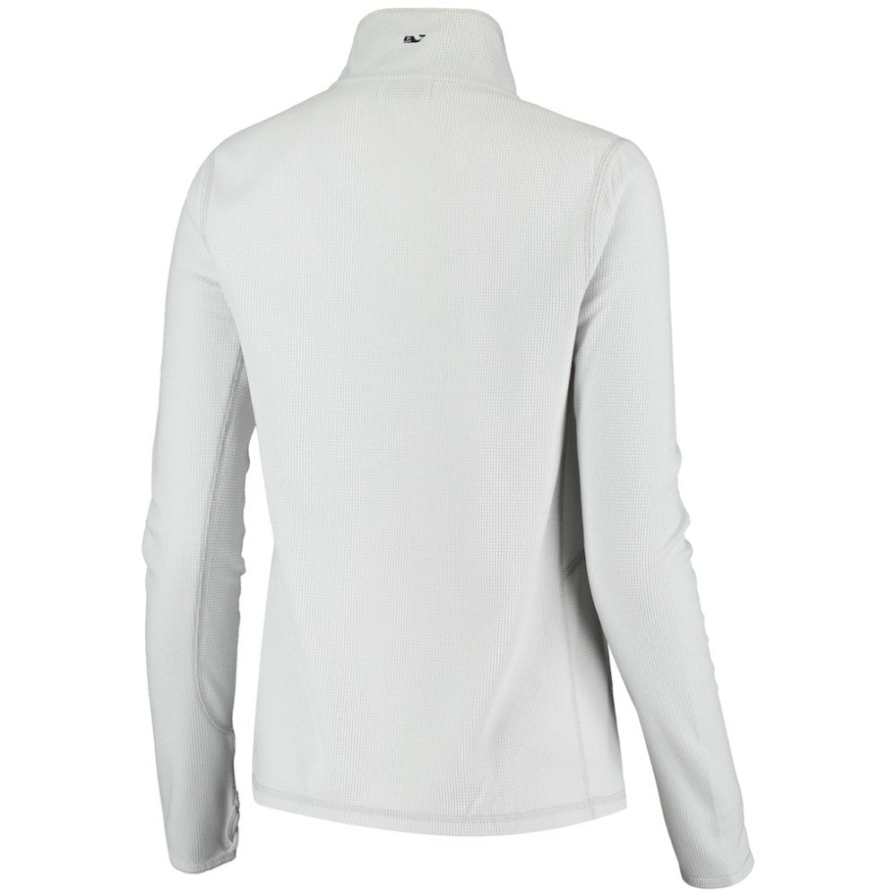 Tampa Bay Rays Vineyard Vines Women's Performance Grid Half-Zip Pullover Top | MLB Discount