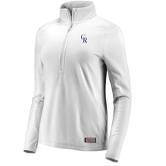 Colorado Rockies Vineyard Vines Women's Performance Grid Half-Zip Pullover Top | MLB Outlet