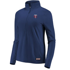 Minnesota Twins Vineyard Vines Women's Performance Grid Half-Zip Pullover Top | MLB Sale