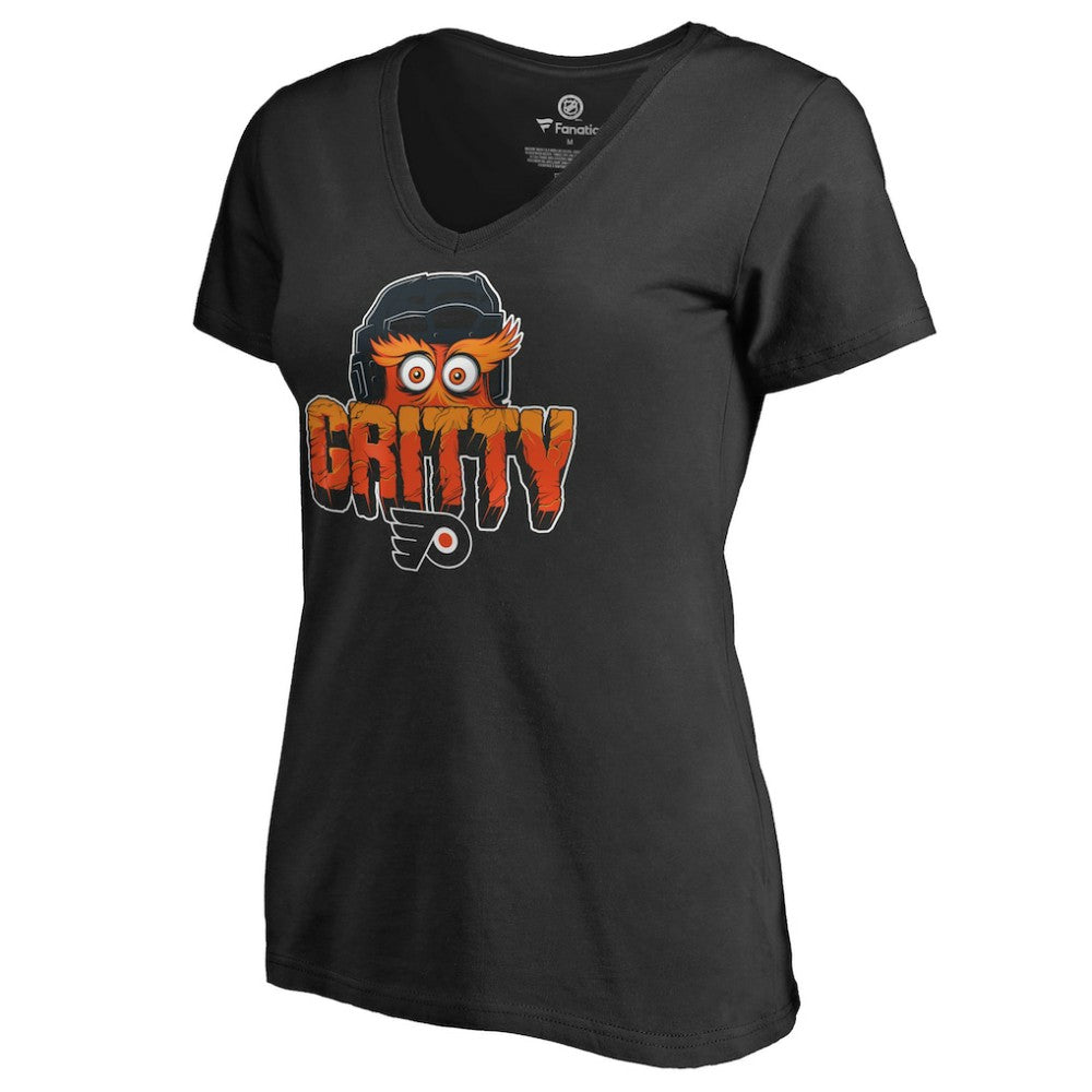 Philadelphia Flyers Women's Go Gritty V-Neck T-Shirt Discount