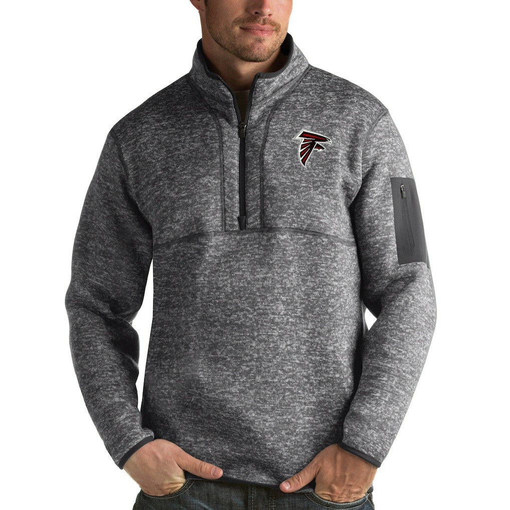 Atlanta Falcons  Antigua Fortune Quarter-Zip Pullover Jacket