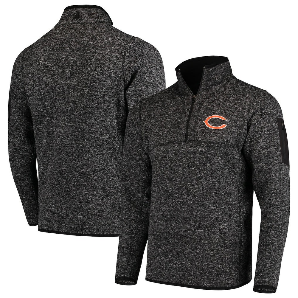 Chicago Bears  Antigua Fortune Quarter-Zip Pullover Jacket