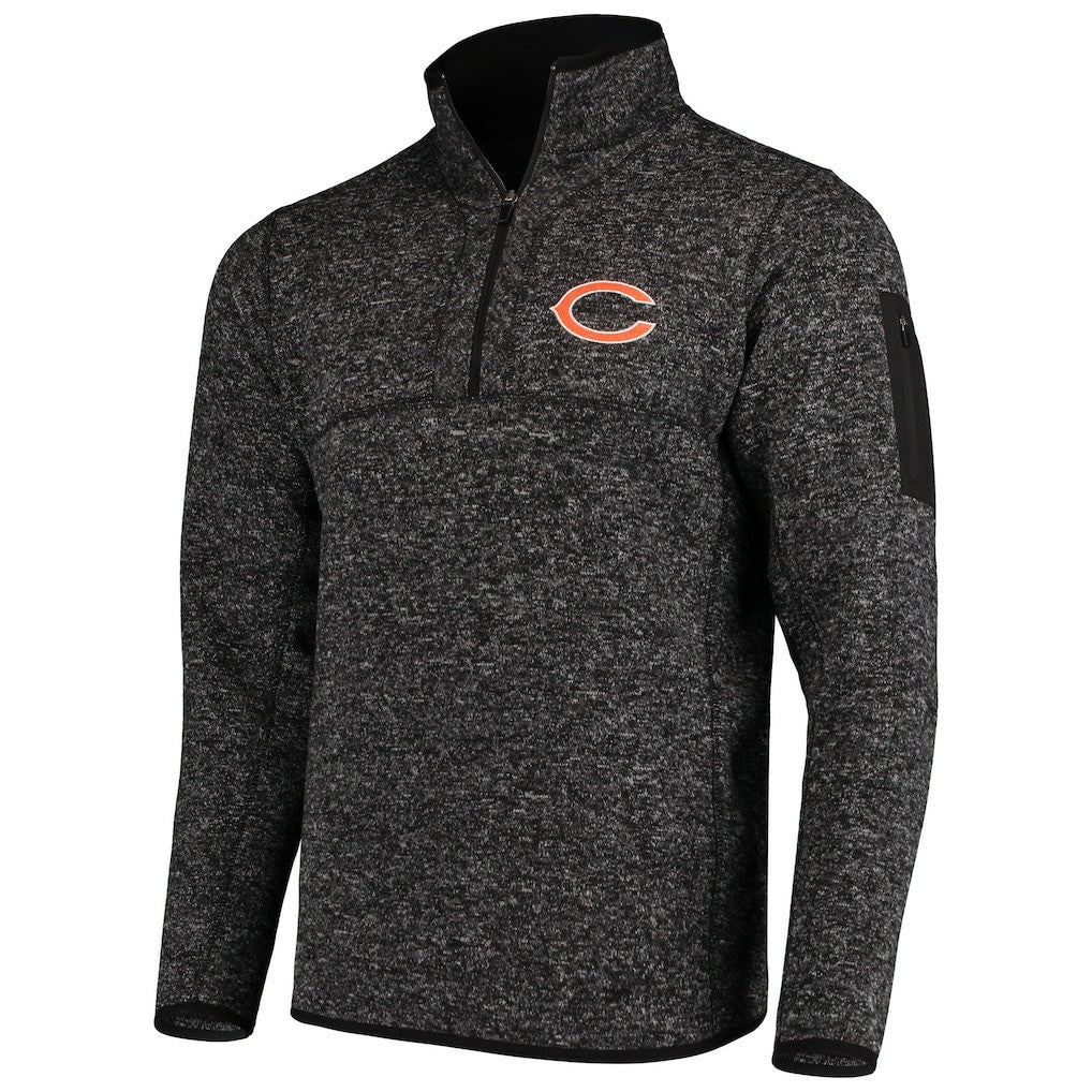 Chicago Bears  Antigua Fortune Quarter-Zip Pullover Jacket