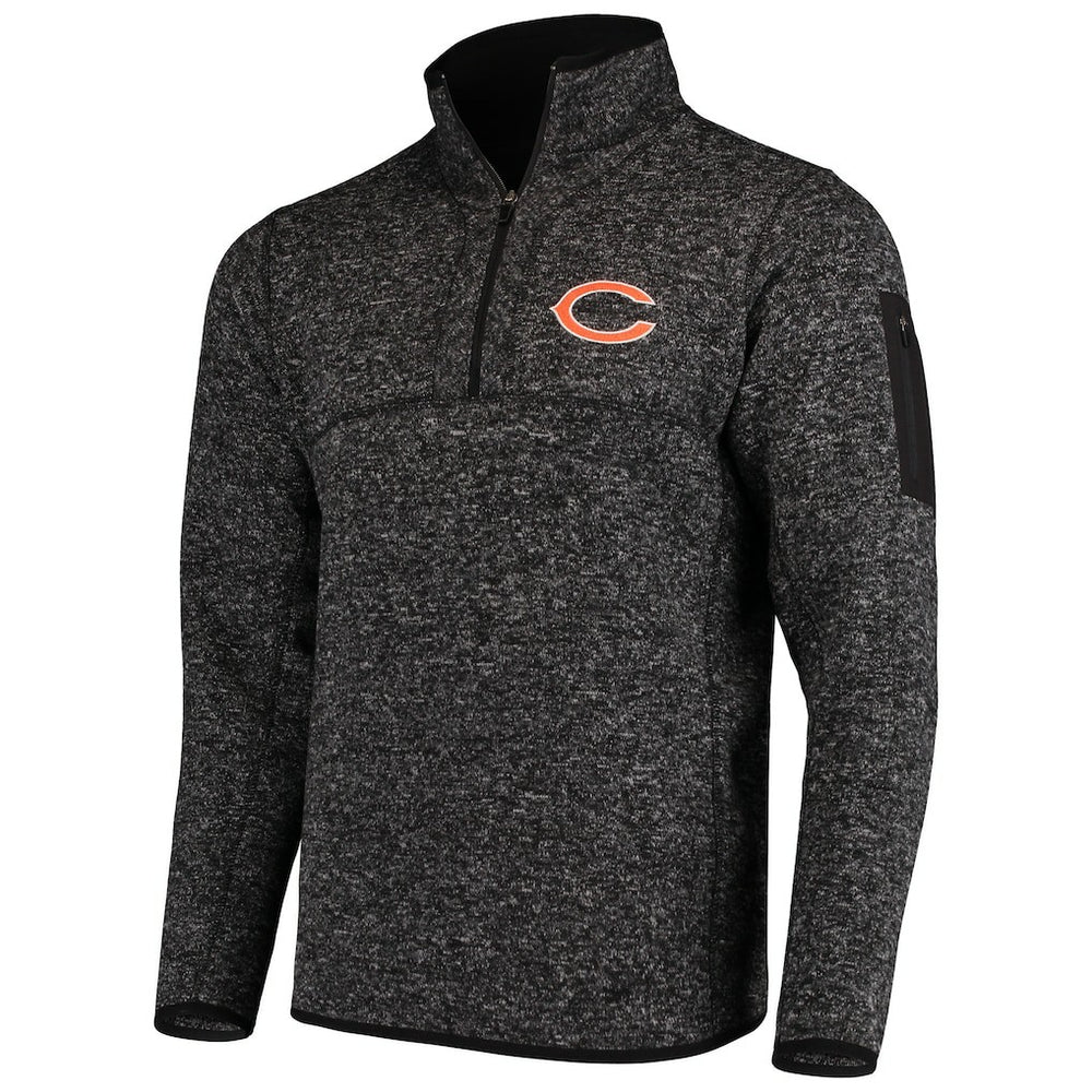 Chicago Bears  Antigua Fortune Quarter-Zip Pullover Jacket