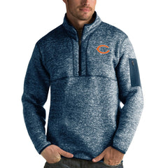 Chicago Bears  Antigua Fortune Quarter-Zip Pullover Jacket