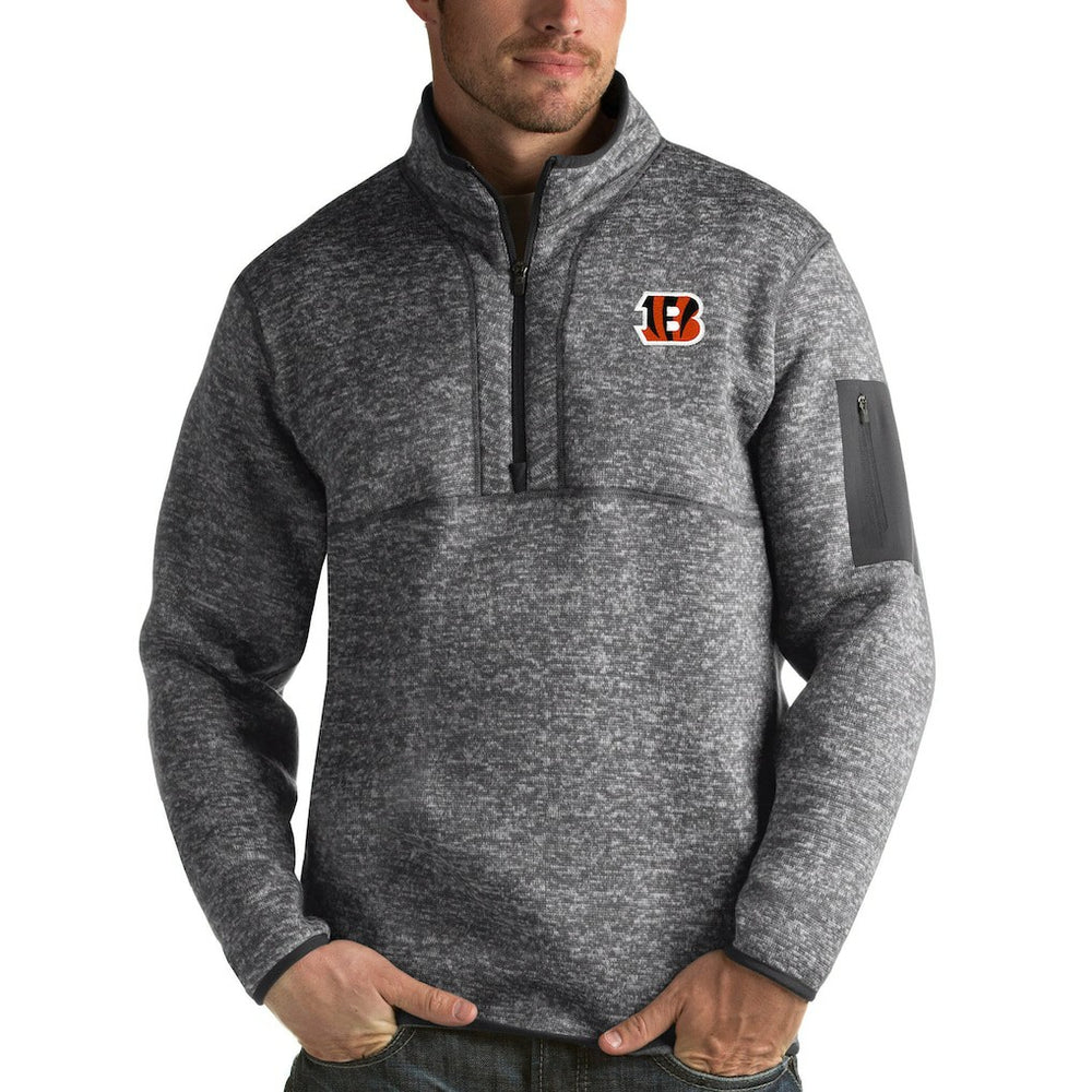 Cincinnati Bengals  Antigua Fortune Quarter-Zip Pullover Jacket
