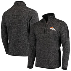 Denver Broncos  Antigua Fortune Quarter-Zip Pullover Jacket