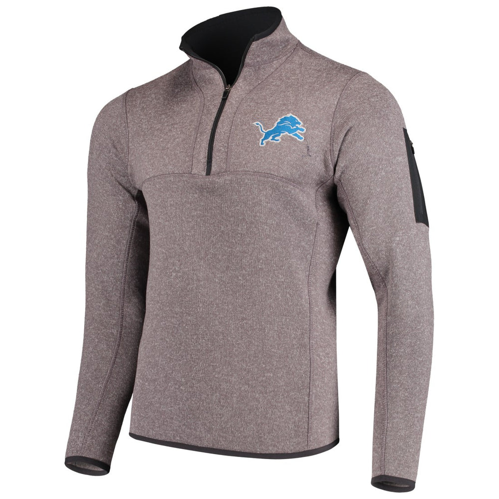 Detroit Lions  Antigua Fortune Quarter-Zip Pullover Jacket