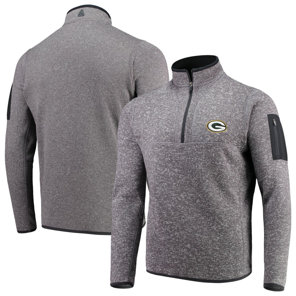 Green Bay Packers  Antigua Fortune Quarter-Zip Pullover Jacket