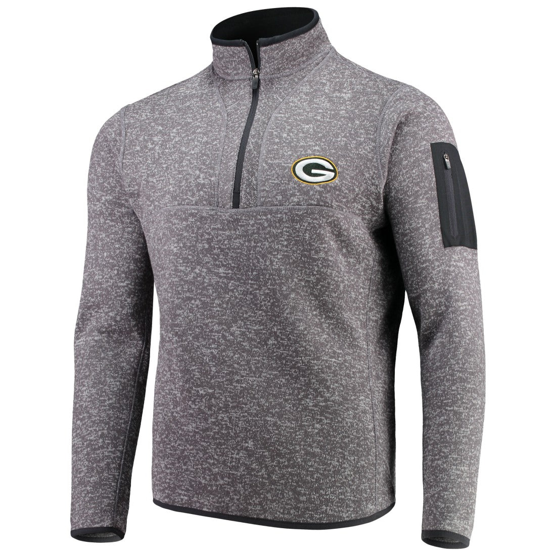 Green Bay Packers  Antigua Fortune Quarter-Zip Pullover Jacket