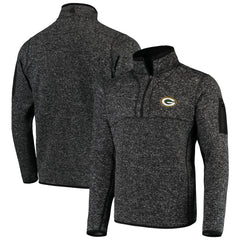 Green Bay Packers  Antigua Fortune Quarter-Zip Pullover Jacket