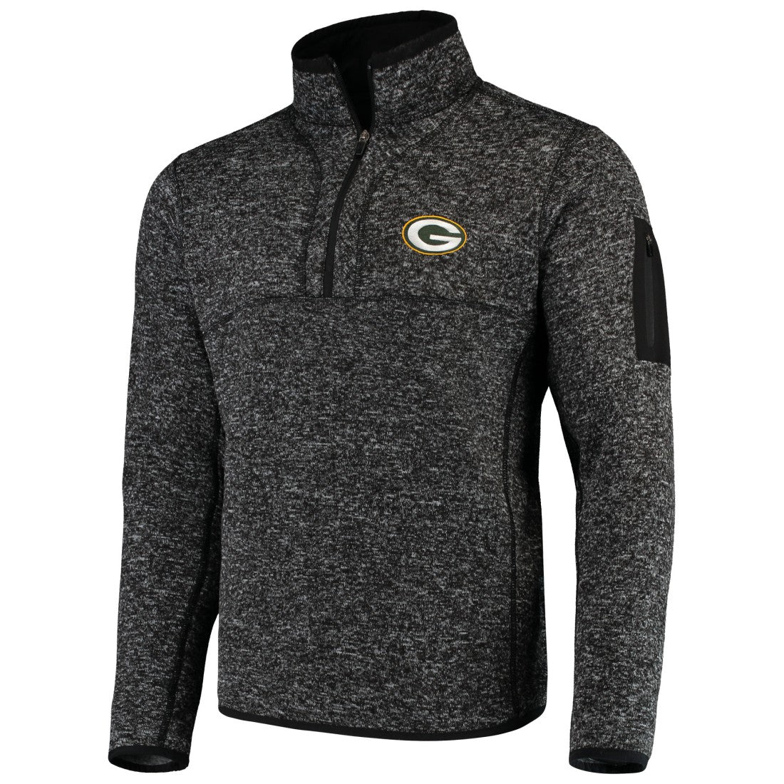 Green Bay Packers  Antigua Fortune Quarter-Zip Pullover Jacket