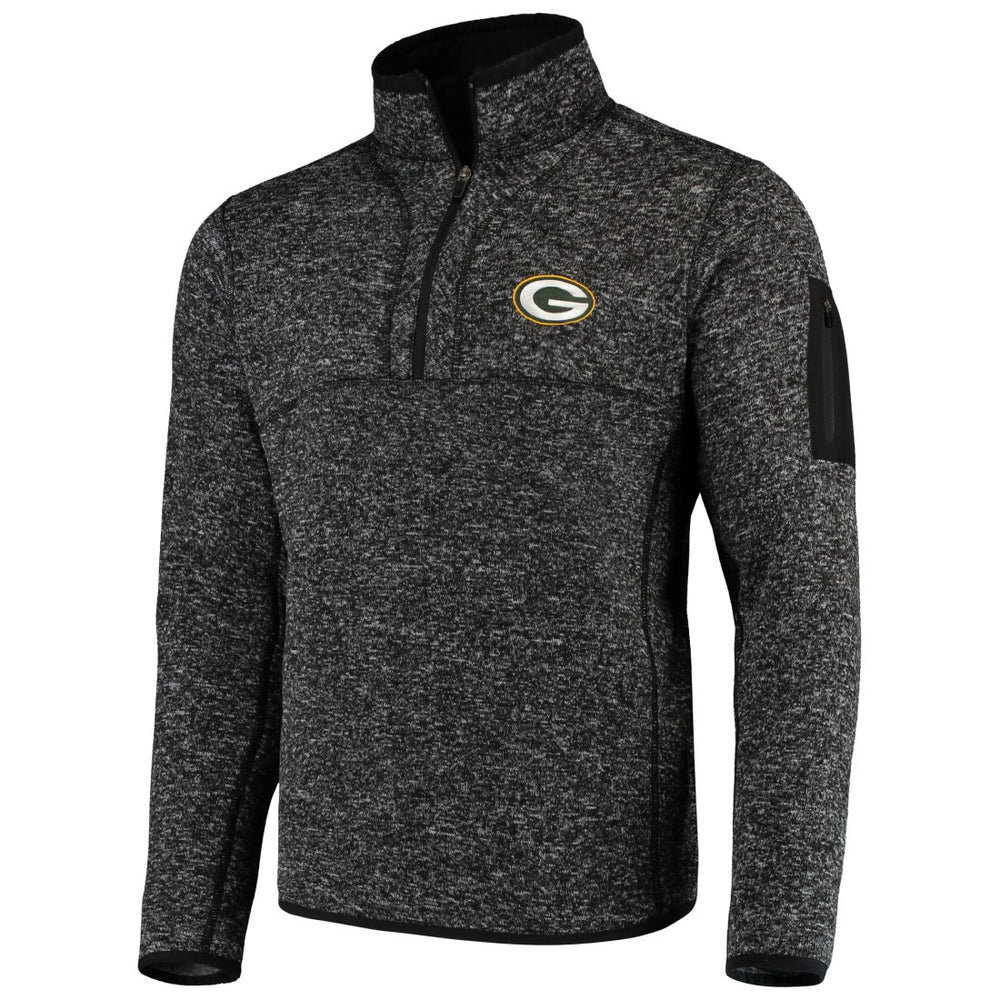 Green Bay Packers  Antigua Fortune Quarter-Zip Pullover Jacket