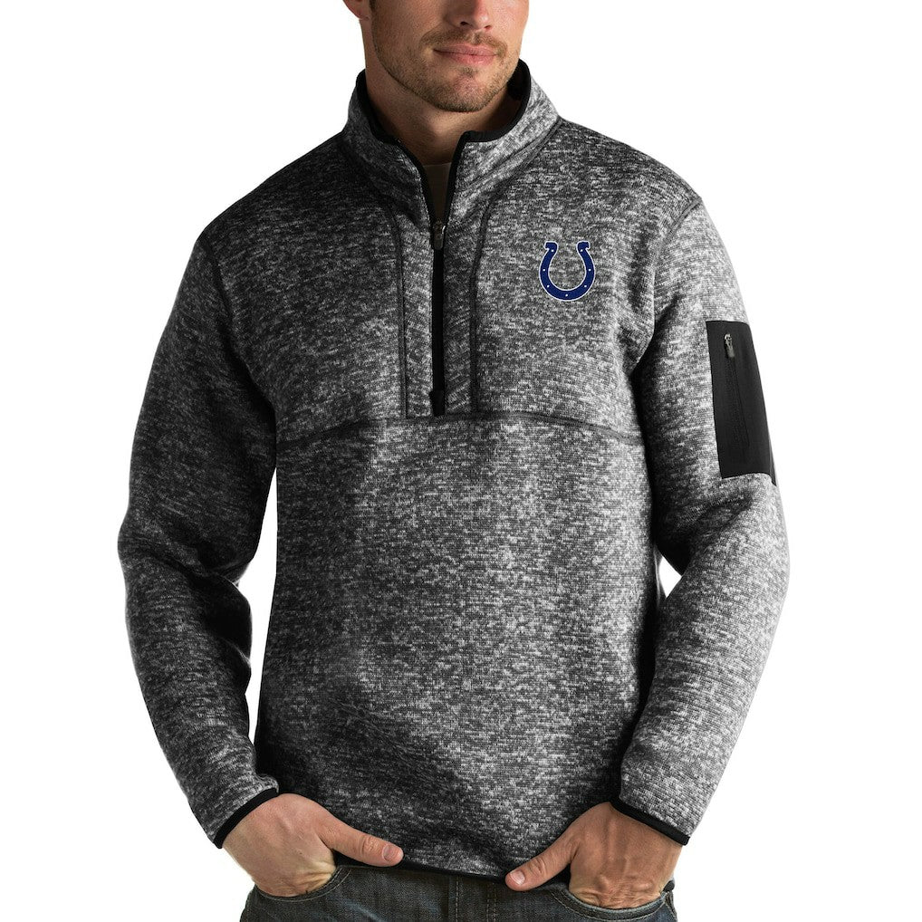 Indianapolis Colts  Antigua Fortune Quarter-Zip Pullover Jacket