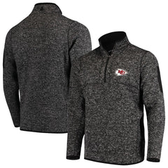 Kansas City Chiefs  Antigua Fortune Quarter-Zip Pullover Jacket
