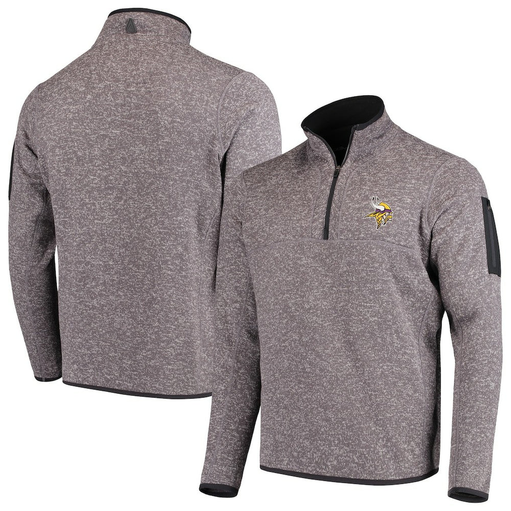 Minnesota Vikings  Antigua Fortune Quarter-Zip Pullover Jacket