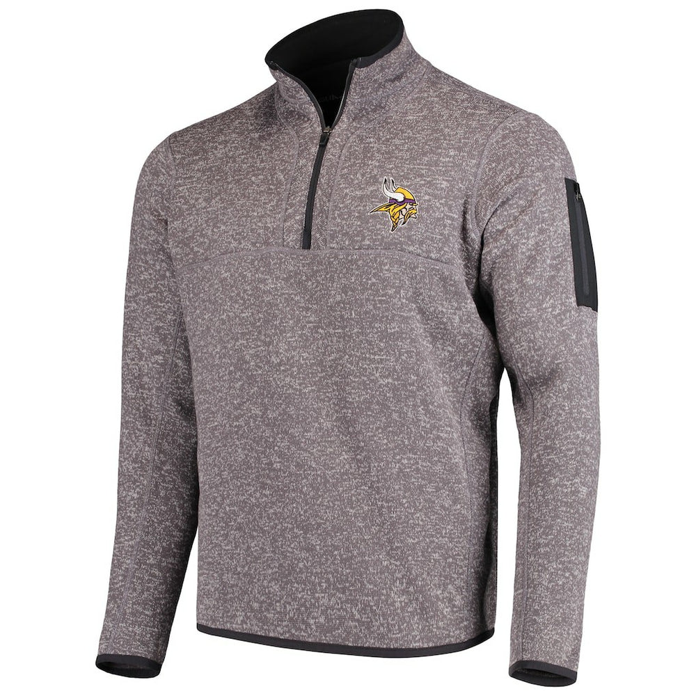 Minnesota Vikings  Antigua Fortune Quarter-Zip Pullover Jacket