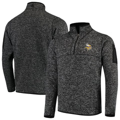 Minnesota Vikings  Antigua Fortune Quarter-Zip Pullover Jacket