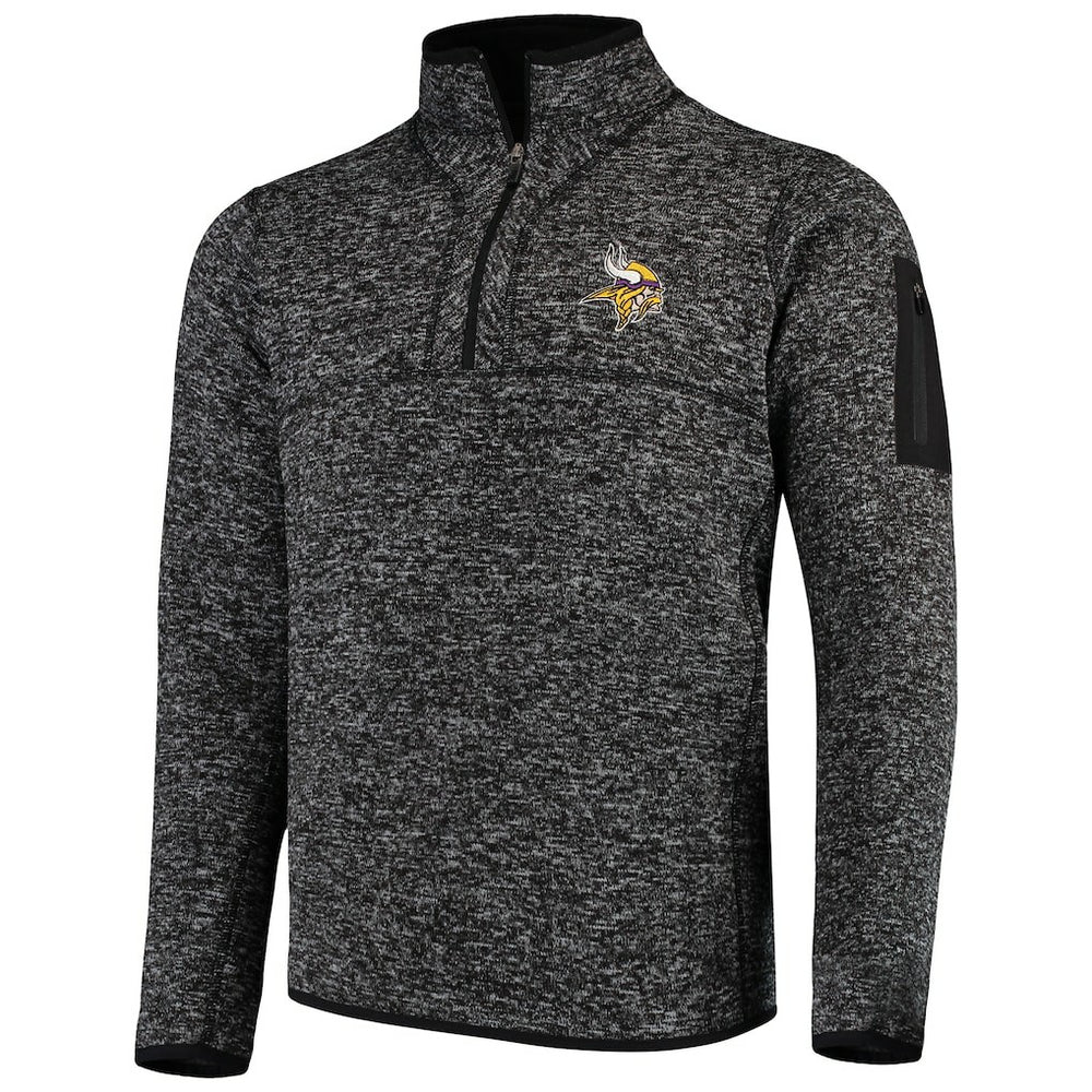 Minnesota Vikings  Antigua Fortune Quarter-Zip Pullover Jacket