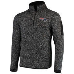 New England Patriots  Antigua Fortune Quarter-Zip Pullover Jacket