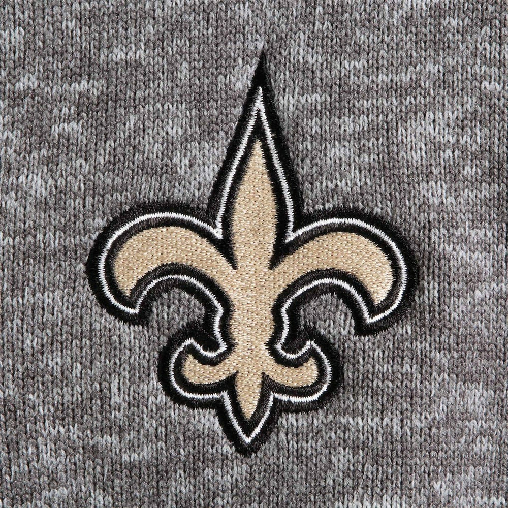 New Orleans Saints  Antigua Fortune Quarter-Zip Pullover Jacket