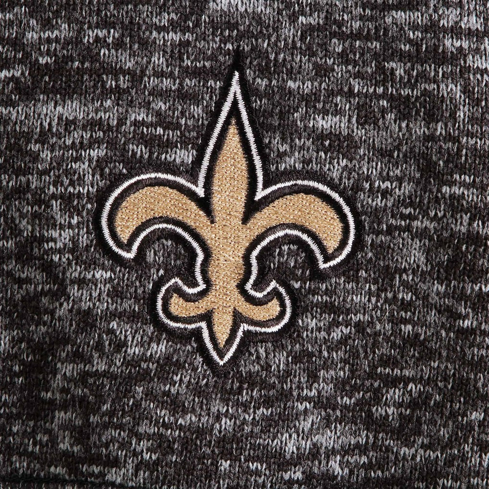 New Orleans Saints  Antigua Fortune Quarter-Zip Pullover Jacket