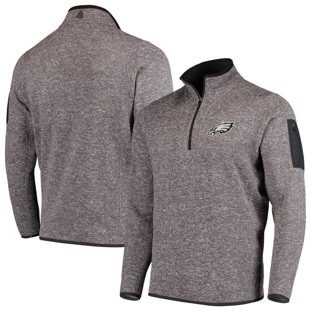 Philadelphia Eagles  Antigua Fortune Quarter-Zip Pullover Jacket