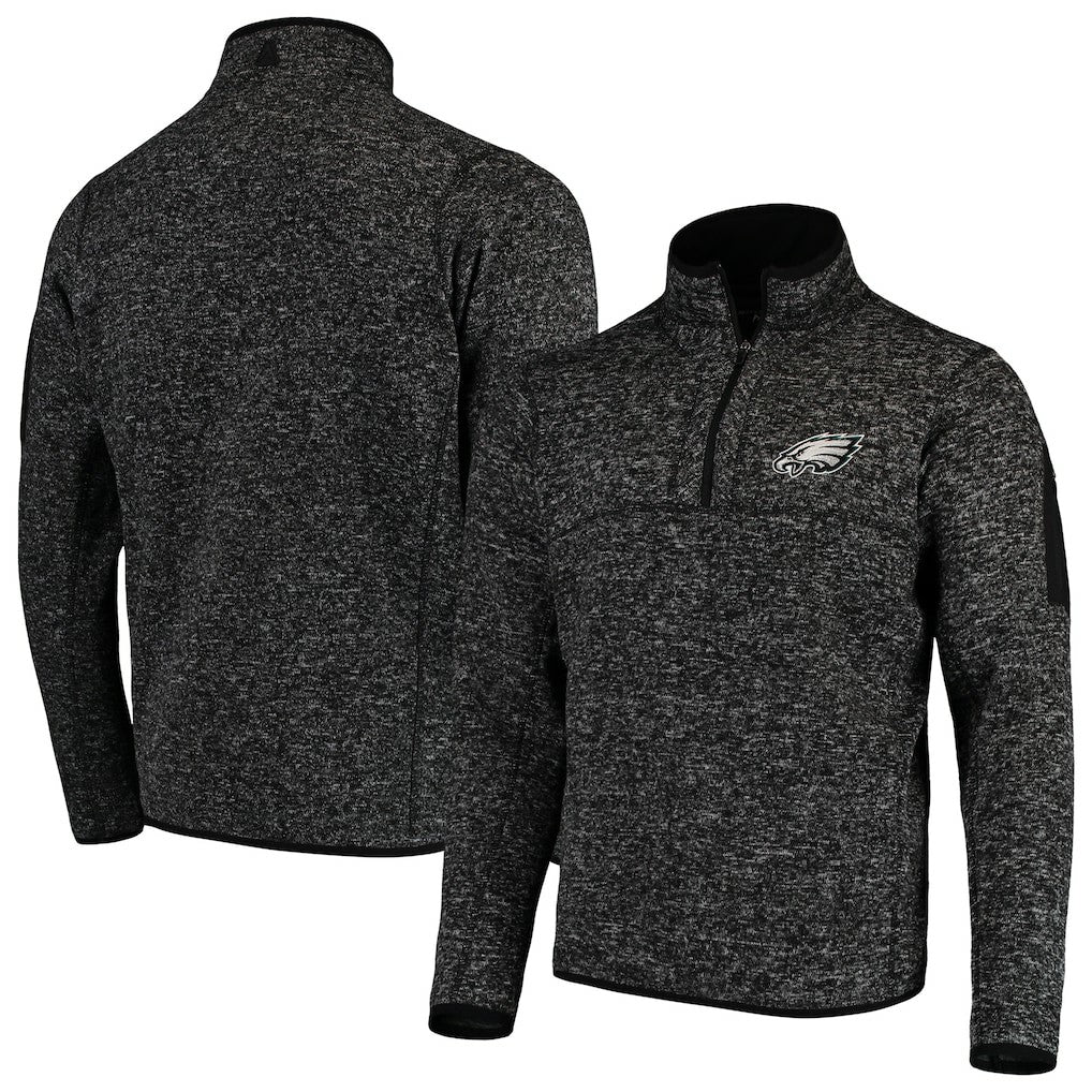 Philadelphia Eagles  Antigua Fortune Quarter-Zip Pullover Jacket
