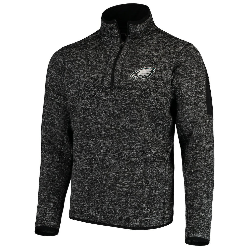 Philadelphia Eagles  Antigua Fortune Quarter-Zip Pullover Jacket